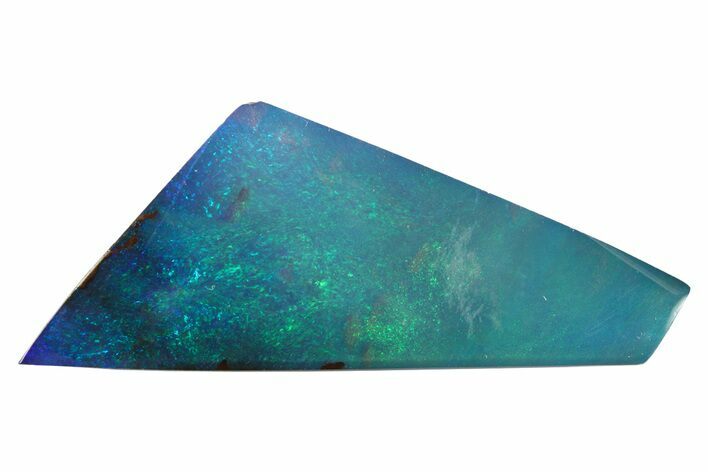 Electric Blue Boulder Opal Cabochon - Queensland, Australia #269068